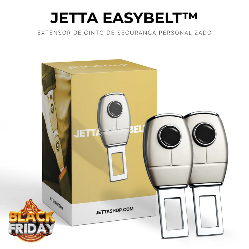 (COMPRE 1 LEVE 2) Extensor de Cinto de Segurança Personalizado - Jetta EasyBelt™ [ESPECIAL BLACK FRIDAY]