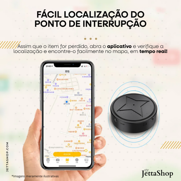 [PAGUE 1 LEVE 2] Mini Rastreador GPS - TrackJetta™ [ESPECIAL PRÉ BLACK FRIDAY]