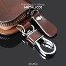 [PAGUE 1 LEVE 2] Capa de Chave Automotiva Artesanal em Couro - JettaLux™ (ESPECIAL PRÉ BLACK FRIDAY)