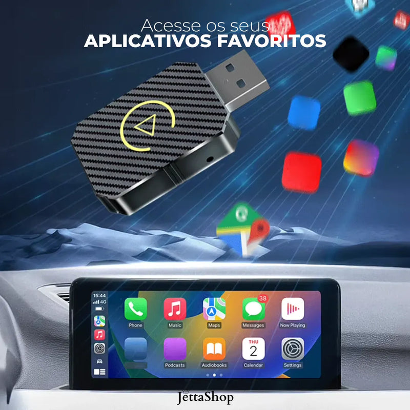 Adaptador Sem fio CarPlay/Android Auto para Multimídia - Jetta SmartBox™