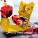 Mega Caminhão Cegonha 2 em 1 com Pista de Corrida - Jetta ToyTruck™ [+ 6 CARRINHOS DE BRINDE]