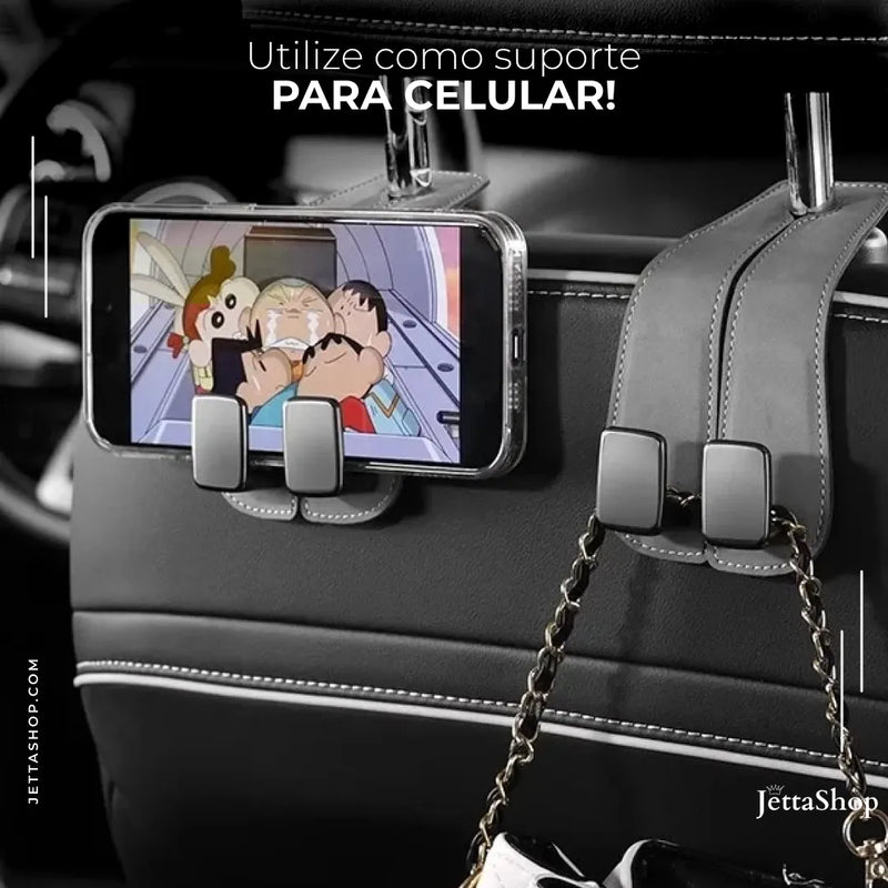 Suporte Duplo de Bolsas e Sacolas Multifuncional para Carros - Jetta DuoBag™ {PROMOÇÃO LIMITADA ATÉ HOJE 23:59}