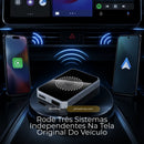 Jetta SmartCore™ - Adaptador Android para Multimídia com CarPlay e Android Auto Sem Fio, Saída 4K, e Atualização OTA [PROMOÇÃO LIMITADA]