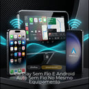 Jetta AirLink™ - Adaptador CarPlay e Android Auto Sem Fio 2 em 1 com Bluetooth 5.0 e Conexão Automática [PROMOÇÃO LIMITADA]