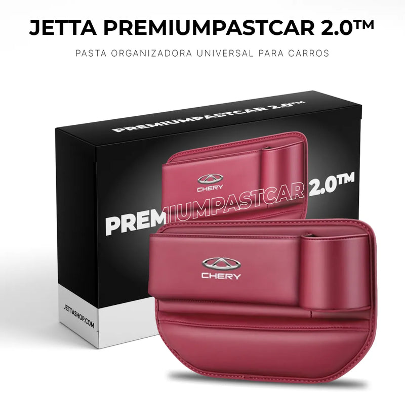Jetta PremiumPastCar 2.0™ - Pasta Organizadora Universal para Carros {PERSONALIZADA COM A MARCA DO SEU CARRO}