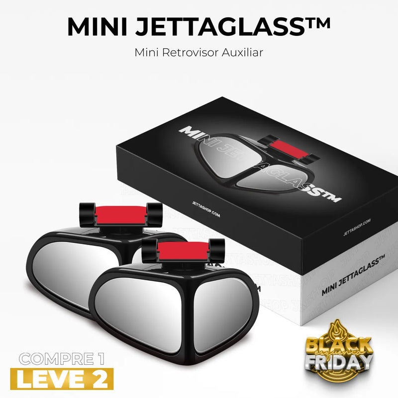 [COMPRE 1 LEVE 2] Mini Retrovisor Auxiliar - Mini JettaGlass™