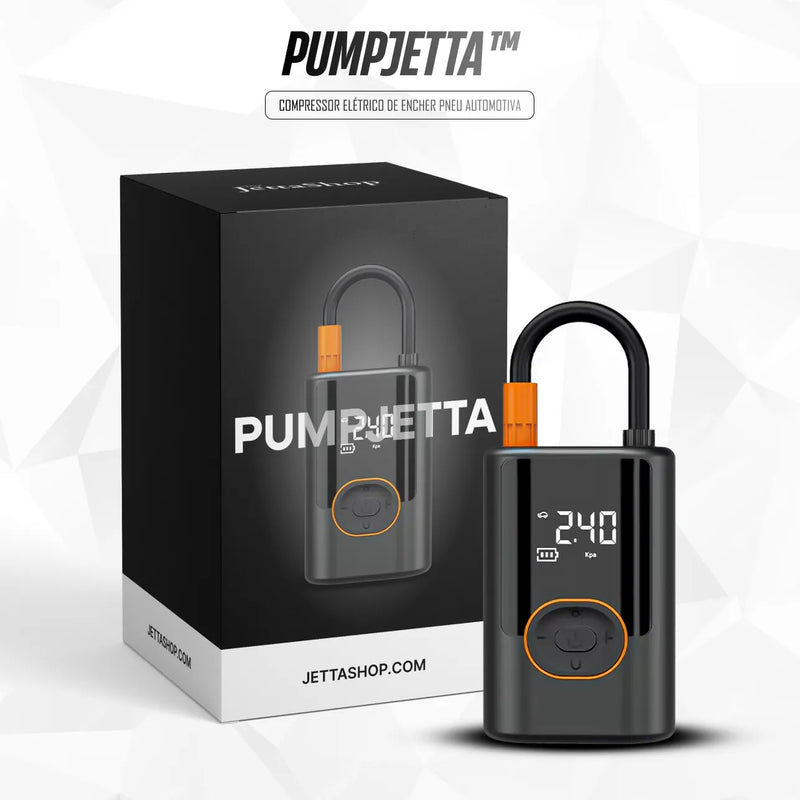 Compressor Elétrico de Encher Pneu Automotiva - PumpJetta™ [PROMOÇÃO DE LANÇAMENTO]