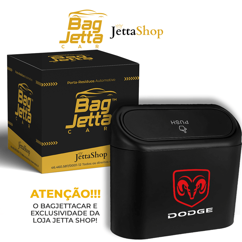 PAGUE 1 LEVE 2) - Porta-Resíduos Automotivo - BagJettaCar™ (BRINDE EXCLUSIVO PARA OS 110 PRIMEIROS do TIKTOK)