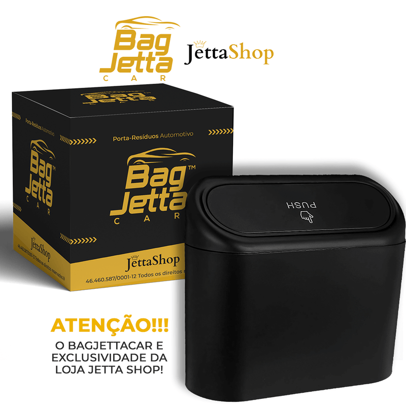 Porta-Resíduos Automotivo - BagJettaCar™ (BRINDE EXCLUSIVO SOMENTE PARA OS 100 PRIMEIROS)