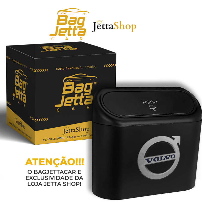 (PAGUE 1 LEVE 2) - Porta-Resíduos Automotivo - BagJettaCar™ (BRINDE EXCLUSIVO PARA OS 80 PRIMEIROS)