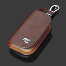 Capa de Chave Automotiva Artesanal em Couro - JettaLux™ (Pague 1 Leve 2 - Marrom + Preta)